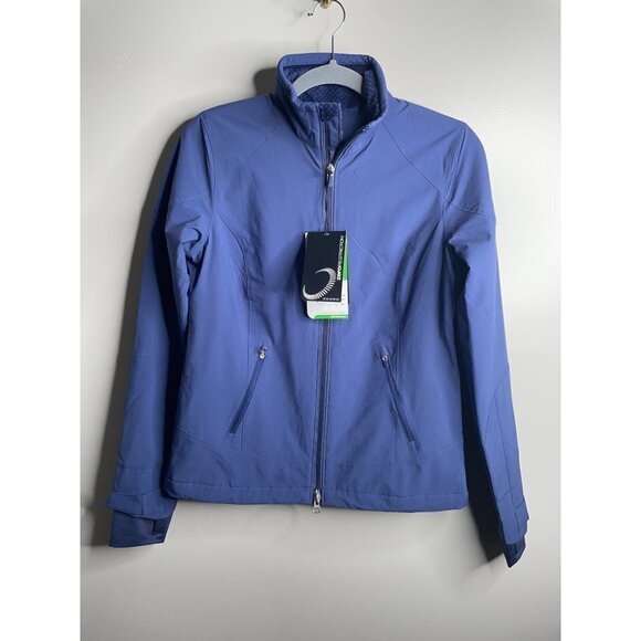 Zero Restriction Blue Abbey Wind Jacket Ladies Storm Size XS NWT Waterproof - Picture 1 of 7